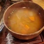 Kyuushuusanchoku Robata Katete - お味噌汁は野菜汁