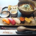 魚沼釜蔵 - にぎり寿司・蕎麦御膳。