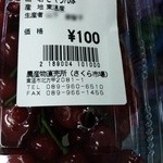 農産物直売所さくら市場 - 懐かしい味のさくらんぼでした