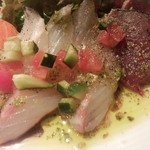 ビストロ椿 - 2013/5  鮮魚のカルパッチョ　¥980