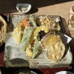 蕎麦と杜々 - お野菜の天ぷら