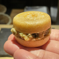 天ぷらあら木 - 鮟肝最中