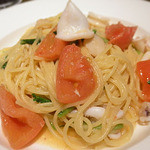 ニューヨーク・グランドキッチン - ヤリイカとトマトのスパゲティ