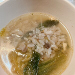 かざぐるま - あんこう鍋に雑穀米を入れた雑炊