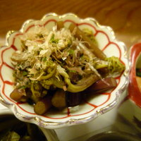 巽蕎麦 志ま平 - 前菜：蕨の煮物