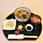 Shikisaryou Edo - 【けんちん蕎麦と小まぐろ丼セット】11/21～期間限定メニュー