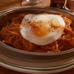 Wine Terrace Yu-me - 目玉焼きナポリタン1,600円