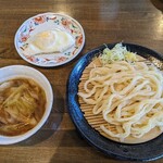 麦屋 - 肉汁うどん ＆ 半熟玉子天