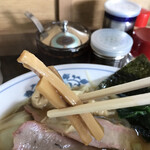 とらや分店 村田や - コリコリ食感のメンマ　トッピングした〜い
