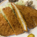 みのり食堂 - チキンカツの…断面…