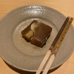 銀座 しのはら - ユリネの葛餅