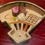 銀座 しのはら - 青首鴨　柚子胡椒