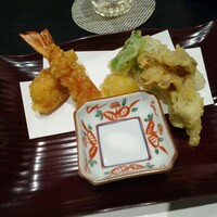 日本料理 湯木 心斎橋店 - 海老、舞など