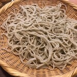 蕎麦 つづら - かさごの天せいろ：せいろ蕎麦