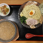 真心堂 - 伊勢海老つけ麺・元味（大盛）ミニかつおめしセット