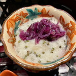 奈良 而今 - 帆立 とんぶり 大和芋とろろ