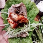 Jukusei Yakiniku Ichiban - サンチュが良く合う