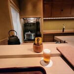 Tanryuu - 最初のドリンクはヱビスビール