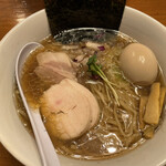 Kaida Shira Xamen Tomoshi Biya - 特製 貝麺(醤油)  1,080円
