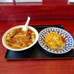 ばんらい亭 - ペアセット ミニチャーハン+ラーメン 980円