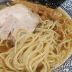 中華そば 笑歩 - 麺の感じ