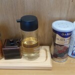 中華そば 笑歩 - 卓上アイテム