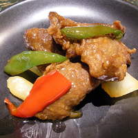 中国料理 「王朝」 ヒルトン名古屋 - 牛肉炒め(ランチの前菜)