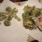 美食処　作治 - 山菜天ぷら