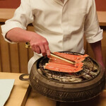 緒方 - 【写真⑮】炭火焼き間人蟹