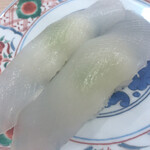 廻鮮寿司 塩釜港 - イカがねっとりで美味しい！