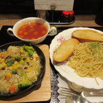 ビストロ 龍王 - 豆腐アヒージョセット990円（通常1,100円）