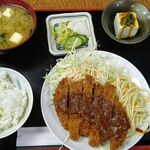 一富士食堂 - 日替わり ミンチカツ定食800円を750円にしてくれました