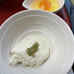 はまあかり潮音閣 - 鳳凰卵、手造り濃厚ざる豆腐 塩揉みした野菜だけで美味しい✨