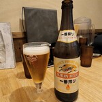定食屋 石榴 - ビール