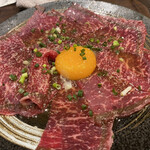 炭火焼肉 ぶち - 料理写真:塩ユッケ