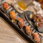 Kushiage To Niku Aburi Zushi Kushiemon - 