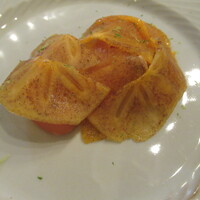 TamY - 柿　干し柿　自家製スモークサーモン　キャロットラペ