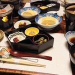 江戸三 - 朝食全景♪