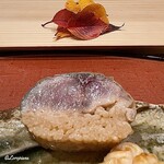 御料理 寺沢 - 金華鯖の鯖の棒ずし
