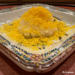 御料理 寺沢 - 唐墨の飯蒸し