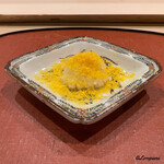 御料理 寺沢 - 唐墨の飯蒸し