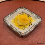 御料理 寺沢 - 唐墨の飯蒸し