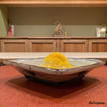 御料理 寺沢 - 唐墨の飯蒸し