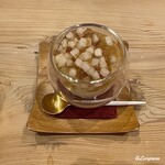 御料理 寺沢 - 豊水梨と葡萄のブランマンジェ