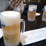 ギンギンに冷えた生ビール