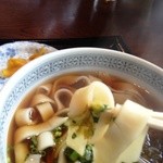 武蔵茶屋 - 麺は平手打ち麺