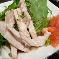雪園 京橋店 - セットの蒸し鶏サラダ