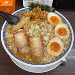 豪ーめん - 玉ねぎ中華　TP 煮卵 玉ねぎ　にんにく増