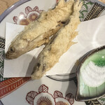 はん田” - ししゃも天ぷら