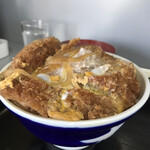 すずや食堂 - 別角度からの煮込みかつ丼